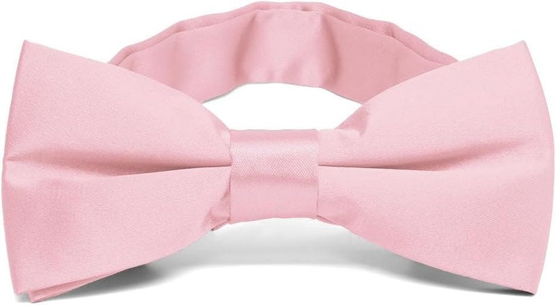 tiemart Pre-Tied Adjustable Men's Band Collar Bow Tie - Image 1